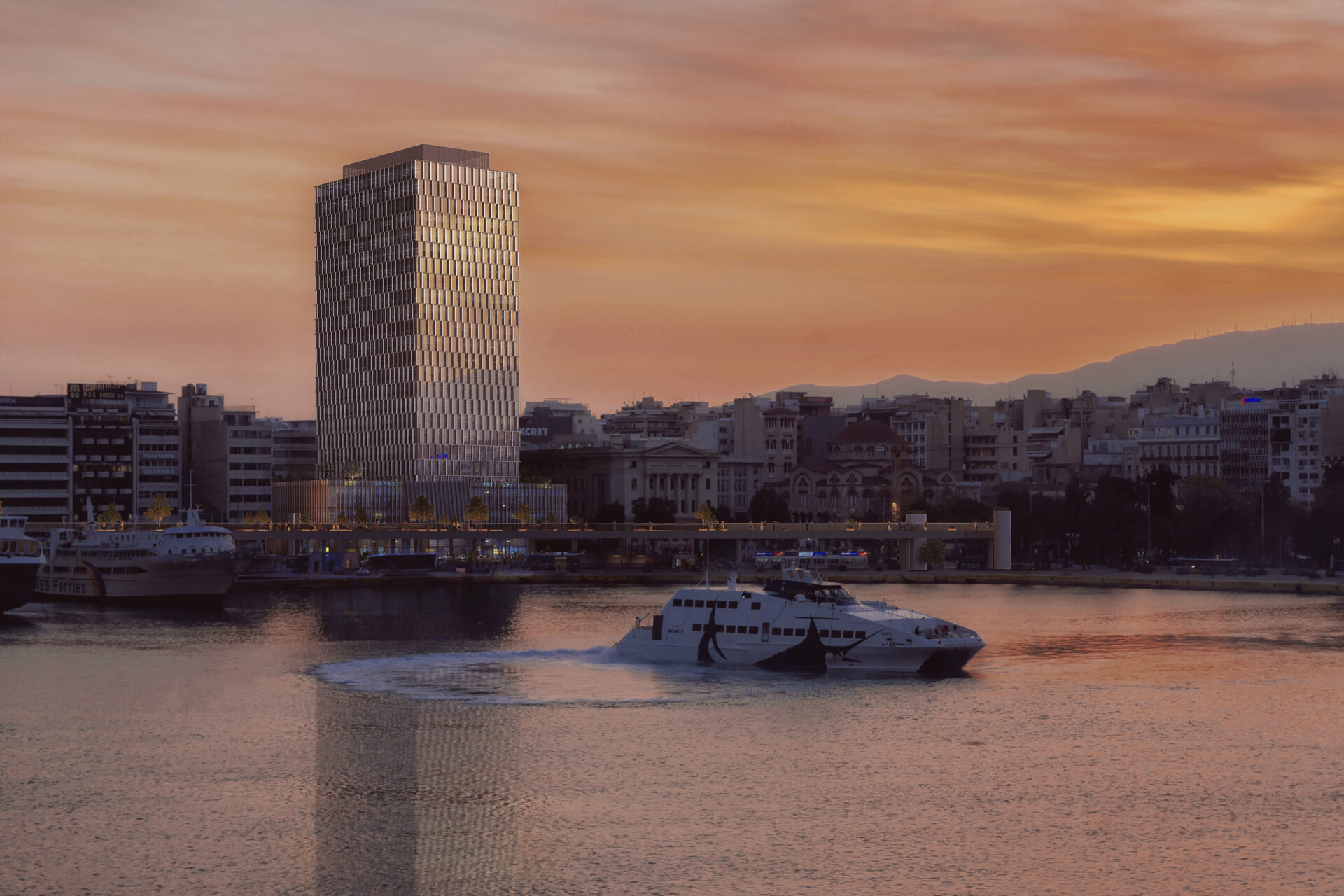 Piraeus tower - city's landmark - Gypsum International Trophy 2025